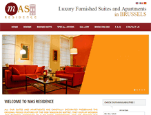 Tablet Screenshot of masresidence.com
